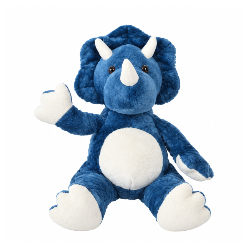 Tyson the Blue Triceratops Build-a-Plushie